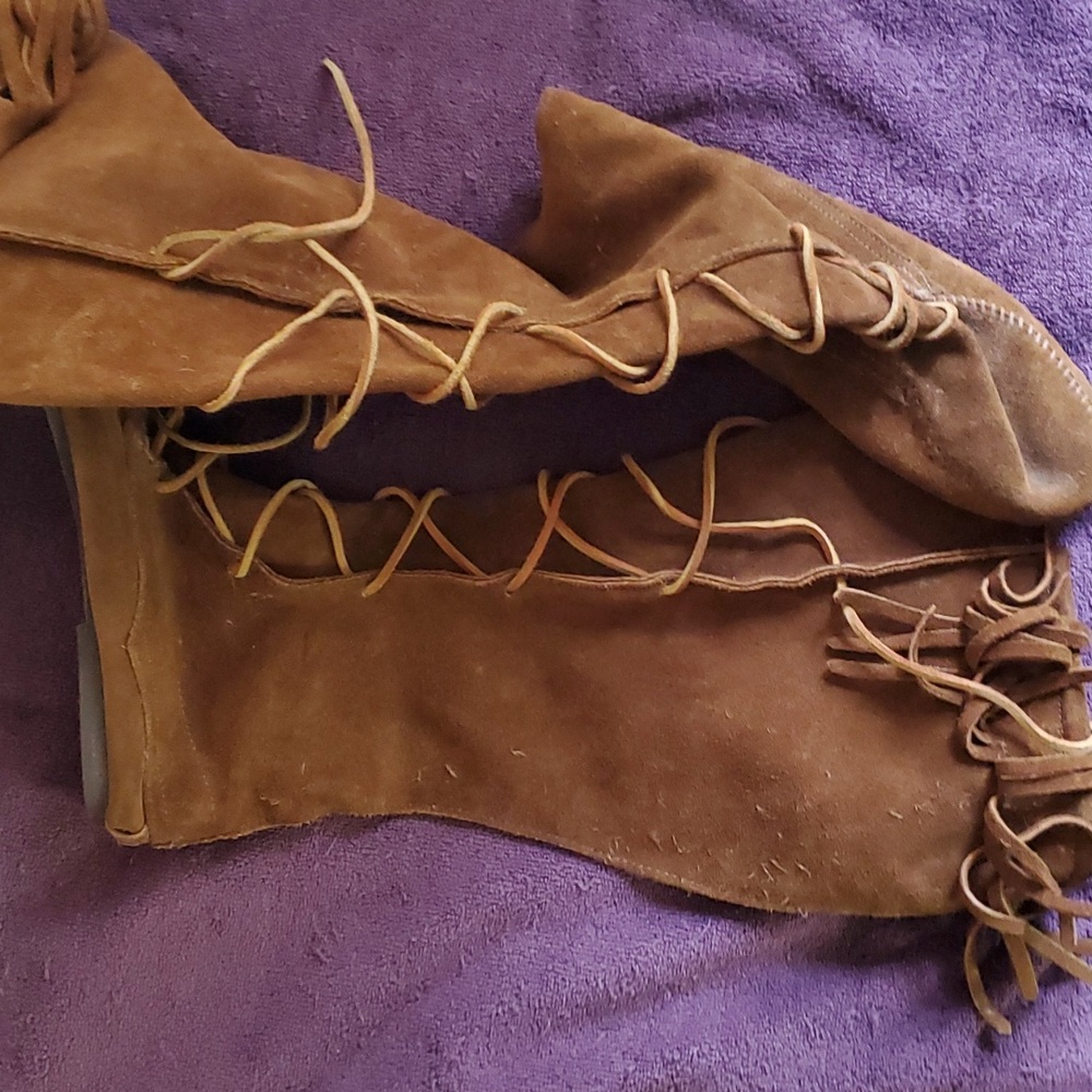 Men/women Calf high moccasins